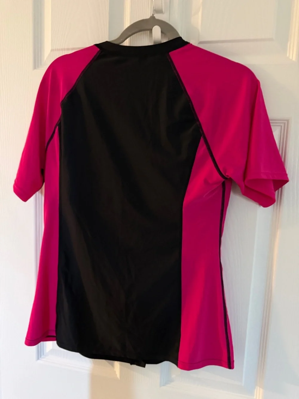 BloomChic Color Block Zip Sculpted Swim Top (top only) - Picture 3 of 5